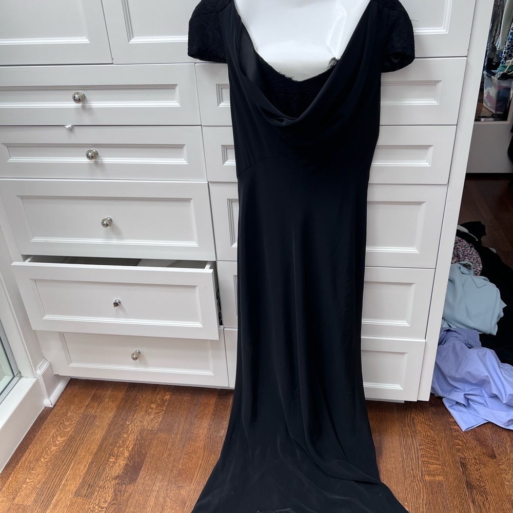 Elegant Black Evening Gown